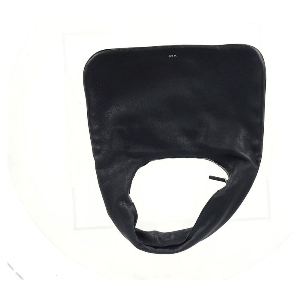 The Row Everyday Hobo Shoulder Bag in Black Leather - Picture 9 of 12